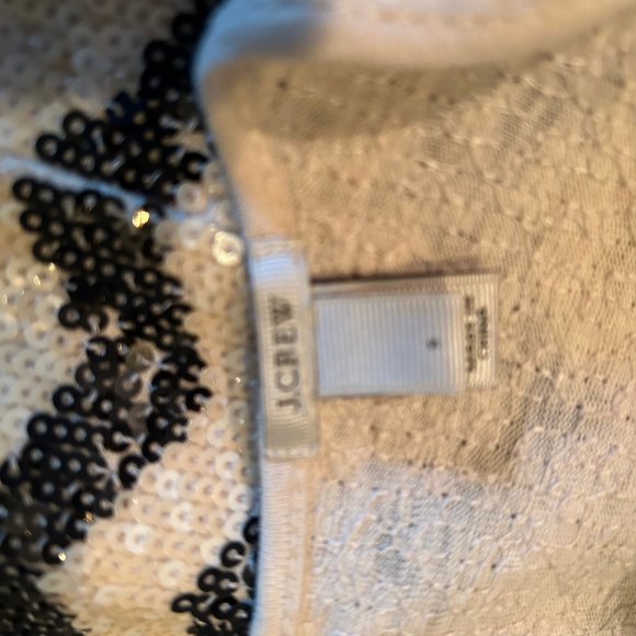 JCrew sequin striped mini dress - Picture 6 of 12